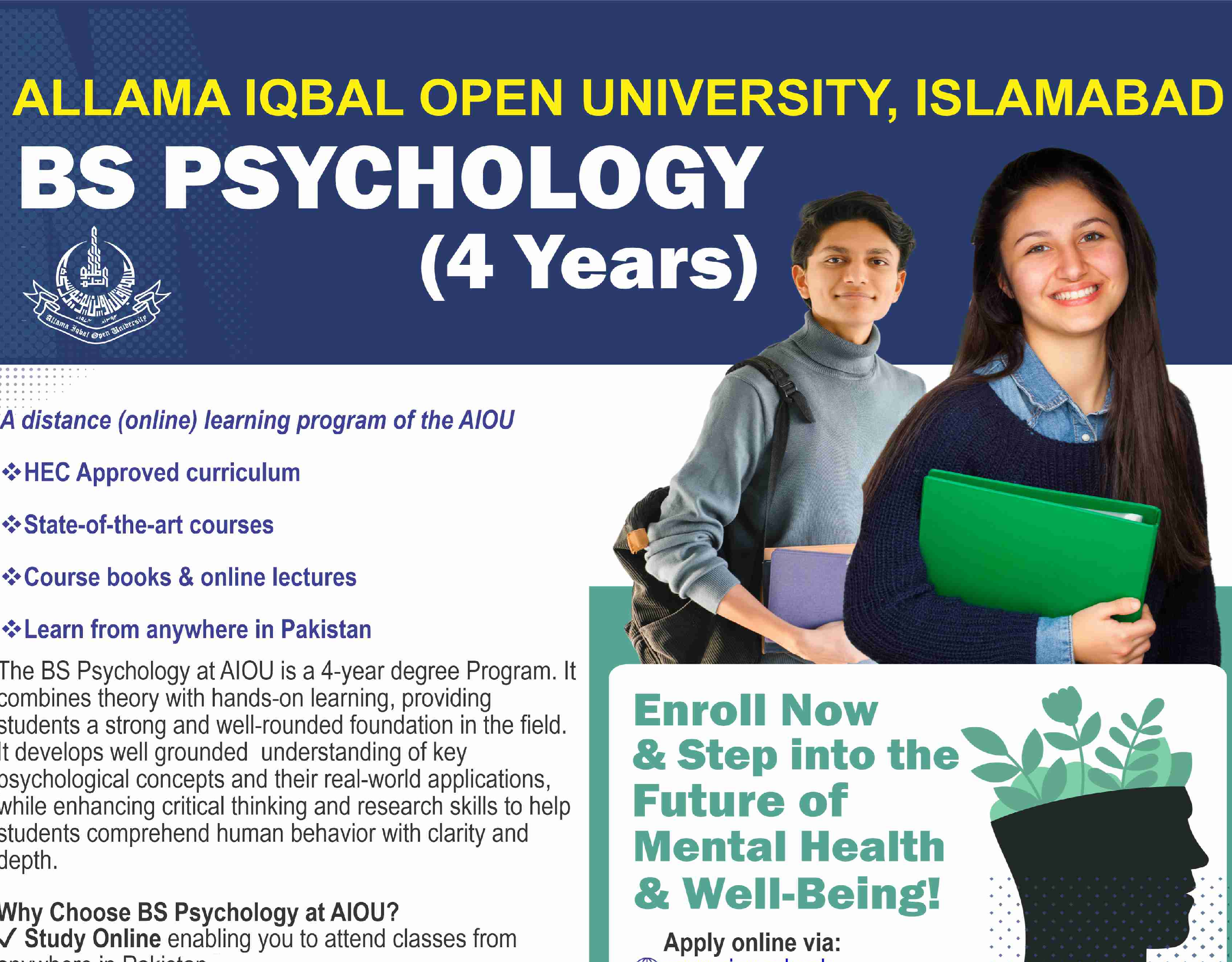 BS Psychology (4 Years)