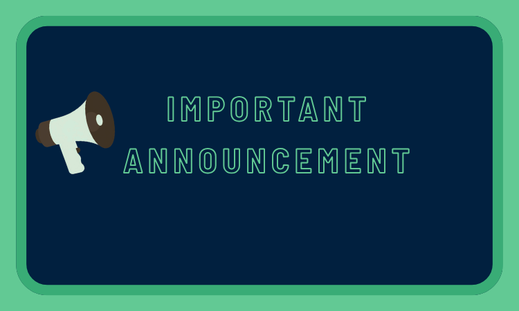 Announcement
